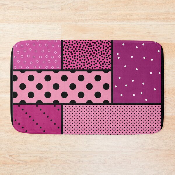 Item preview, Polka Dots & Circles Tableau – Fuchsia & Pink designed and sold by RoguePatterns.