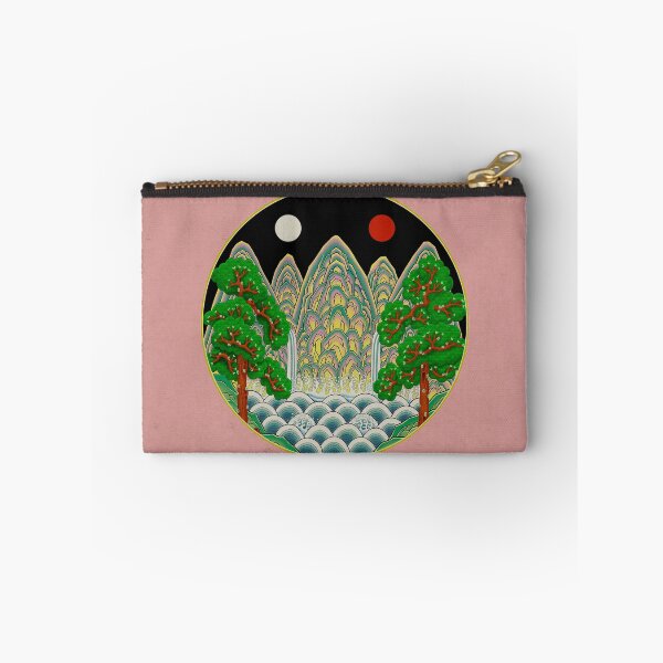Item preview, Five peaks of the sun and moon in Spring: King’s painting Type B (Minhwa-Korean folk art) designed and sold by minsillust.