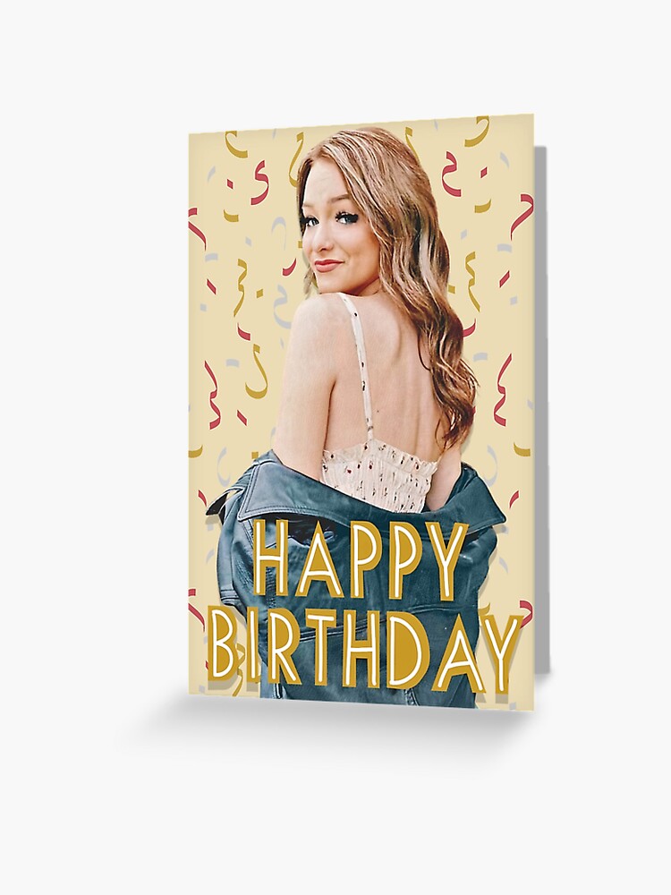 Carte De Vœux Carte De Joyeux Anniversaire Zoe Laverne Tiktok Zemons Zonuts Party Supplies Par Alayneyoung Redbubble