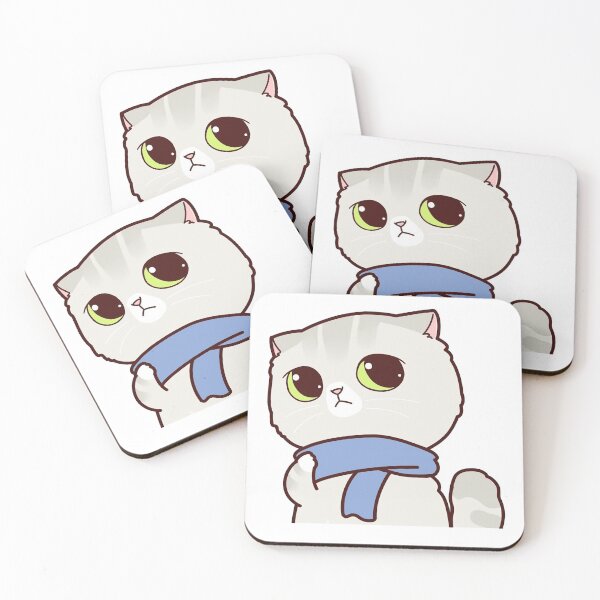 Item preview, Cat Blue Scarf designed and sold by Cat2D.