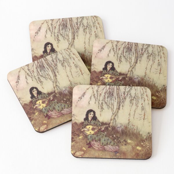 Item preview, Beauty In The Garden By Edmund Dulac designed and sold by Niina  Niskanen.