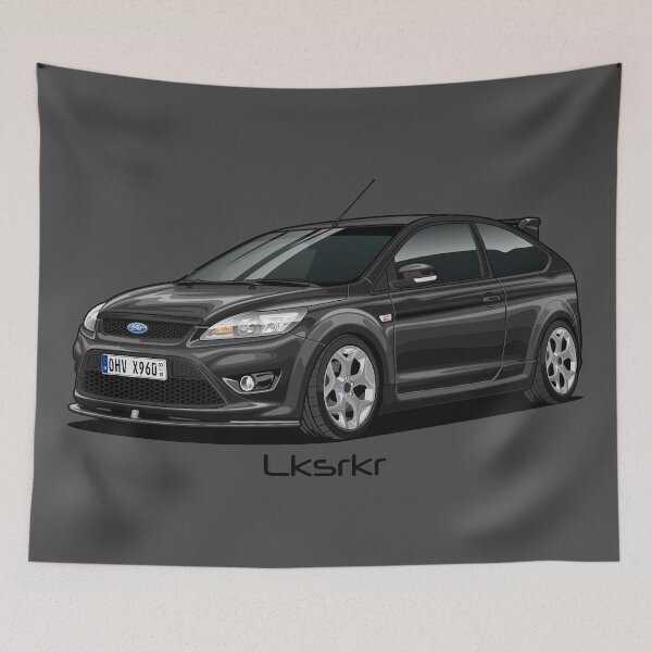 Item preview, Black Ford Focus ST artwork designed and sold by Lksrkr.
