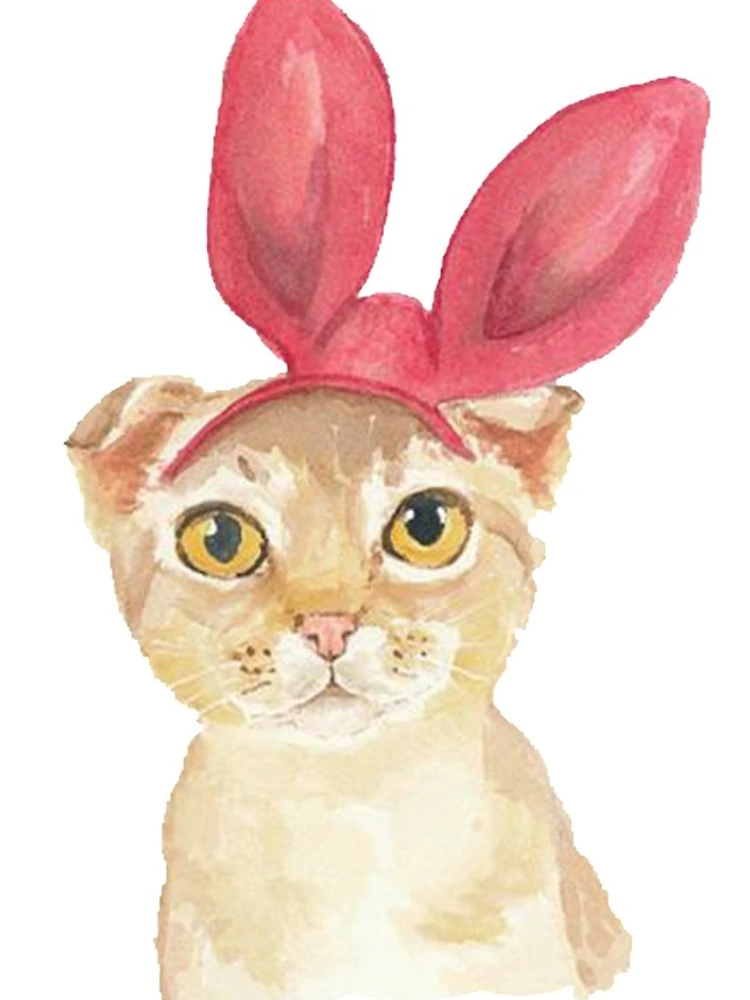 Thumbnail 4 of 4, iPhone Case, Cat Red Rabbit Ear Ribbon designed and sold by Cat2D.