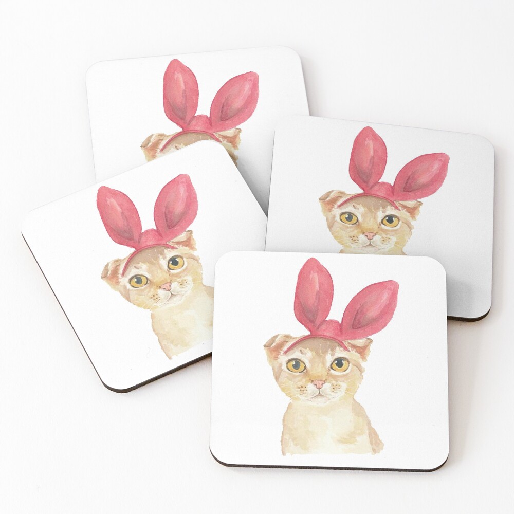 Item preview, Coasters (Set of 4) designed and sold by Cat2D.