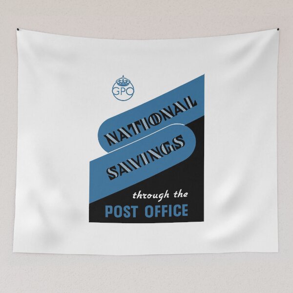 Item preview, GPO NATIONAL SAVINGS AT THE POST OFFICE -ADVERT designed and sold by ThrowbackAds.