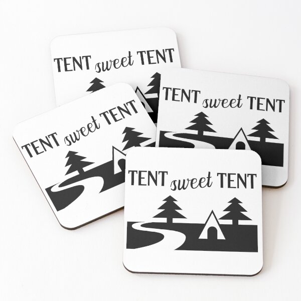 Item preview, Tent sweet tent Camping Scouts Outdoor Activities designed and sold by Tanja Dianova.