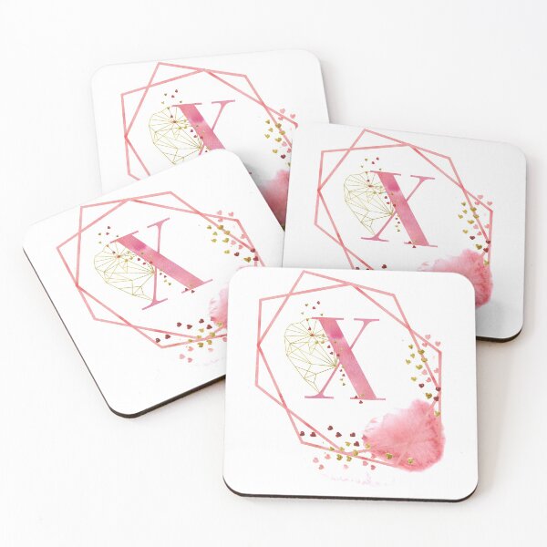 Item preview, Pink Gold Monogram X designed and sold by ElenaDanilo.