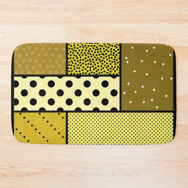 Item preview, Polka Dots & Circles Tableau – Yellow designed and sold by RoguePatterns.