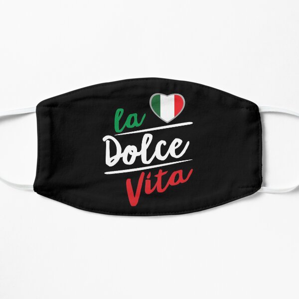 La Dolce Vita Sweet life Italian voyage souvenir heart Mask