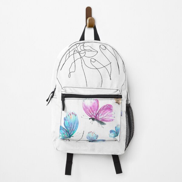 Item preview, Minimal Woman Face Line Butterfly Line Art designed and sold by KA DESIGNS.