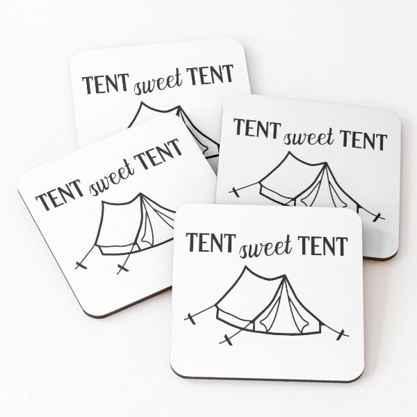 Item preview, Tent sweet tent Camping Outdoor Activities Scouts designed and sold by Tanja Dianova.