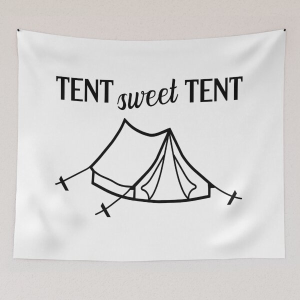Item preview, Tent sweet tent Camping Outdoor Activities Scouts designed and sold by Tanja Dianova.