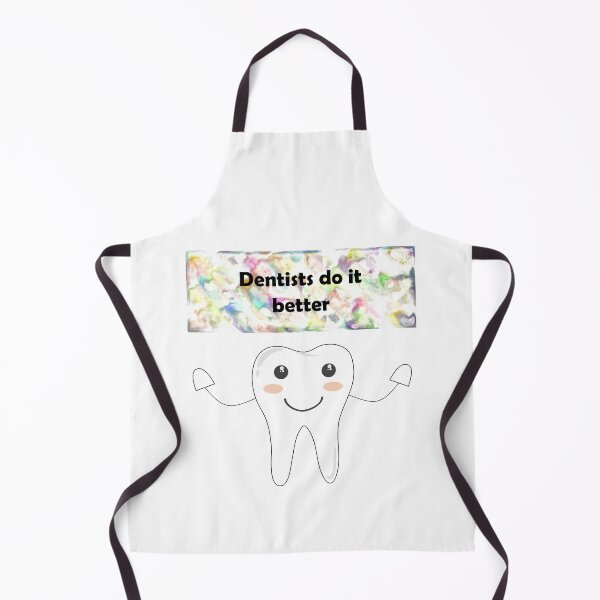Item preview, Dentists do it better - white tooth colourful rainbow marble design designed and sold by Deegital18.