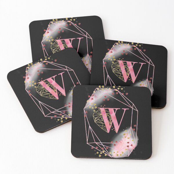Item preview, Pink Gold Monogram W designed and sold by ElenaDanilo.