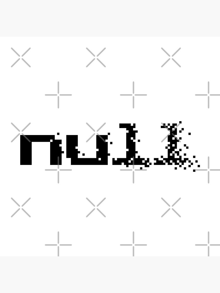 null fading away in pixels by introvertpixel