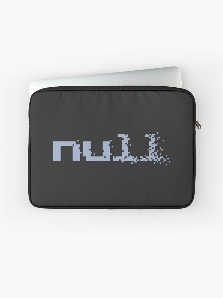 Thumbnail 1 of 2, Laptop Sleeve, null fading away in pixels designed and sold by introvertpixel.