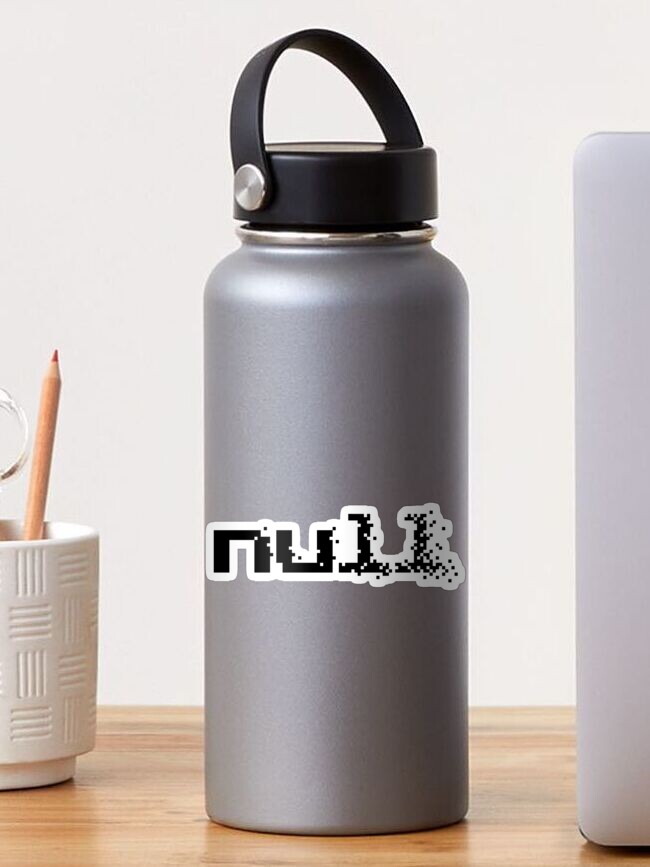 null fading away in pixels | Sticker