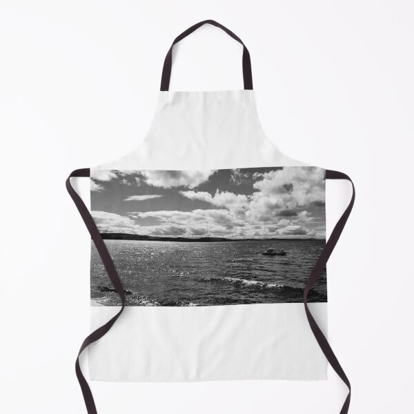 Item preview, Isle Of Great Cumbrae Millport From Largs Scotland black white designed and sold by Scottish Photography .