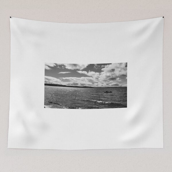 Item preview, Isle Of Great Cumbrae Millport From Largs Scotland black white designed and sold by Scottish Photography .