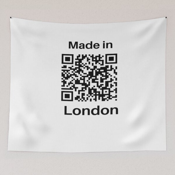 Aperçu de l'œuvre Faux code à barres fabriqué à Londres créée et vendue par Boss Bubble.