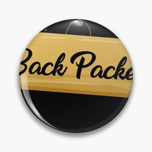 Item preview, Backpacker Wooden Sign Nature Freedom designed and sold by InspireCh.