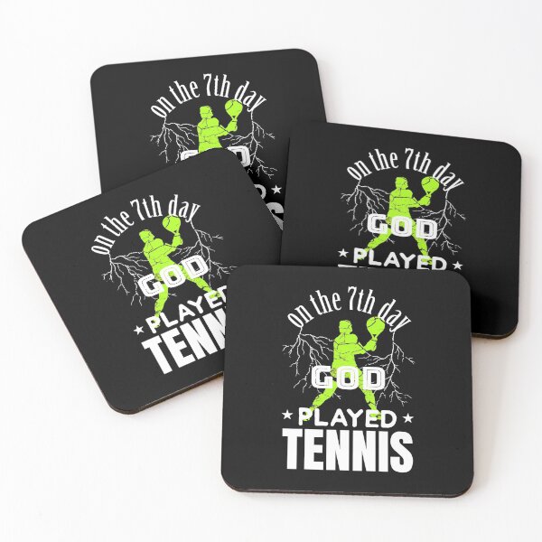 Item preview, tennis saying - tennis god designed and sold by pirminio.