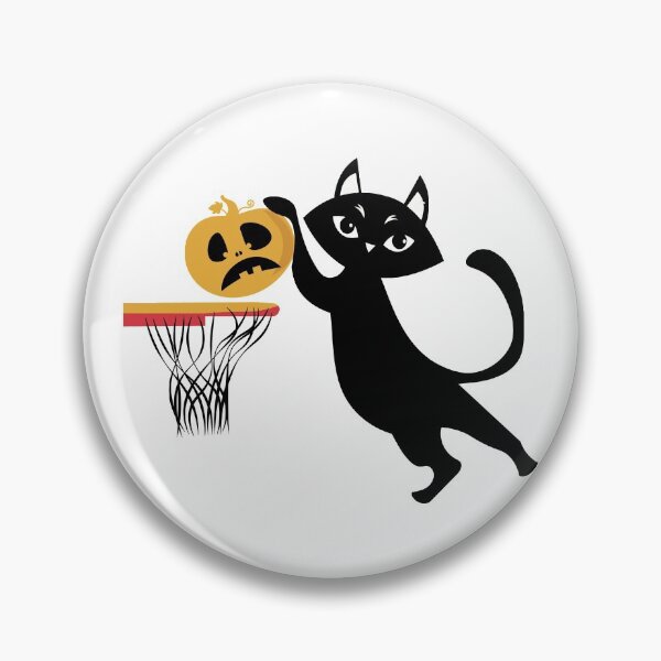 Item preview, Halloween Black Cat Play Basketall Bumpkin designed and sold by Shop signer.