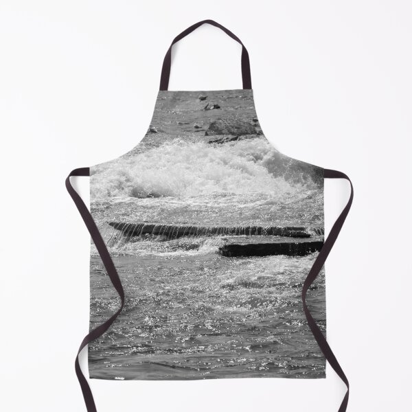 Item preview, Black and White Rushing Water designed and sold by Susie Kramer.