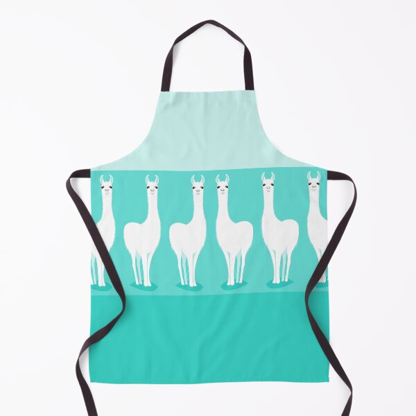 Item preview, LLAMA ROW ON TURQUOISE designed and sold by Jean Gregory Evans.