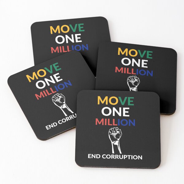 Item preview, Move One Million, End Corruption designed and sold by Ornicar.
