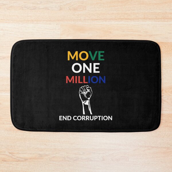 Item preview, Move One Million, End Corruption designed and sold by Ornicar.