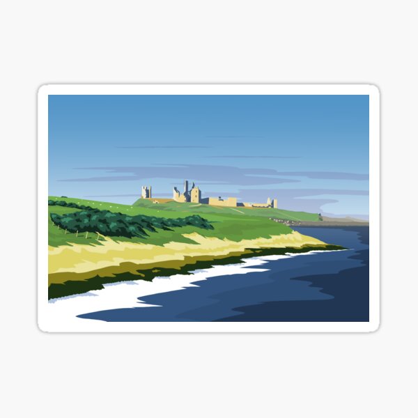 Dunstanburgh Castle Sticker