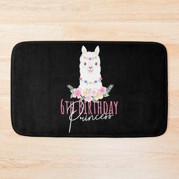 Item preview, 6th Birthday Princess Girl 6 Years Old Llama Lover B-Day product designed and sold by Grabitees.