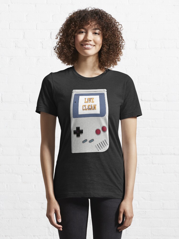 Alternate view of Live Clean GameBoy Essential T-Shirt