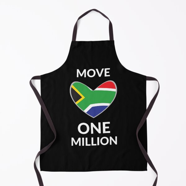 Item preview, Move One Million, South Africa Flag designed and sold by Ornicar.