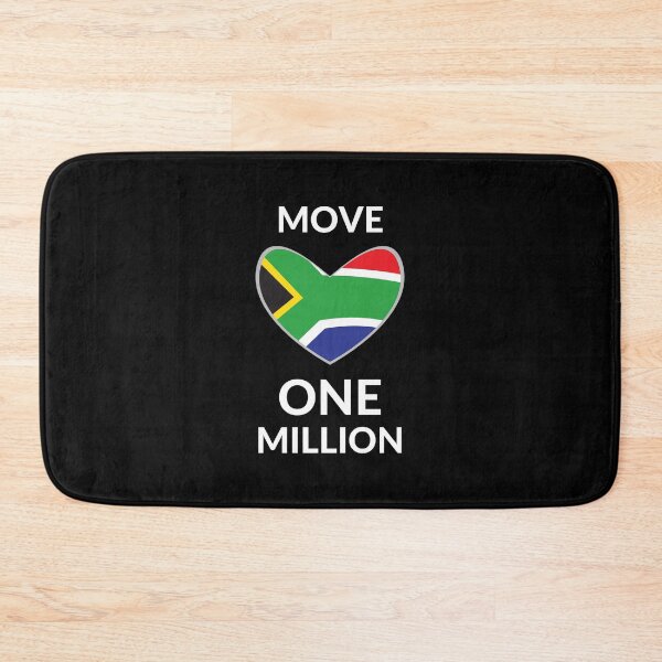 Item preview, Move One Million, South Africa Flag designed and sold by Ornicar.