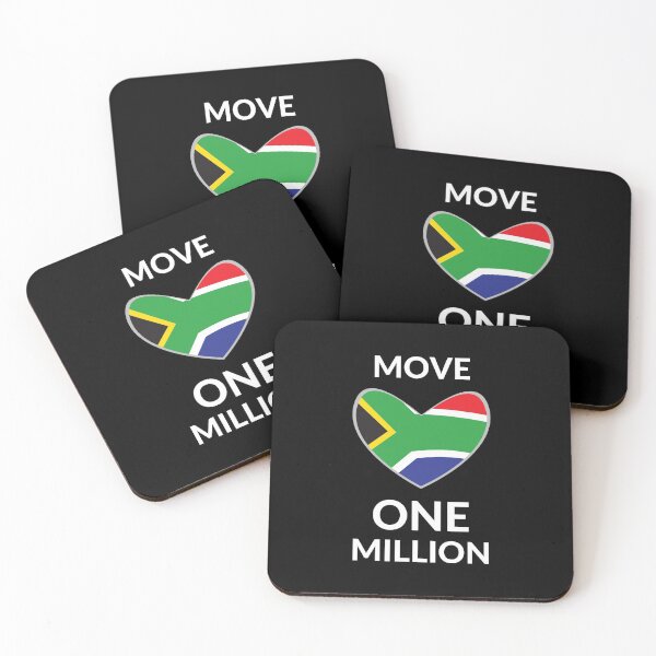 Item preview, Move One Million, South Africa Flag designed and sold by Ornicar.