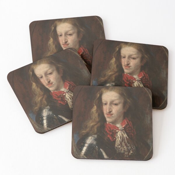 Item preview, King Charles II of Habsburg vintage portrait Oil Painting designed and sold by Vintage Designs +.