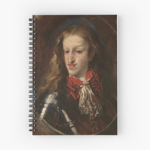 Item preview, King Charles II of Habsburg vintage portrait Oil Painting designed and sold by Vintage Designs +.