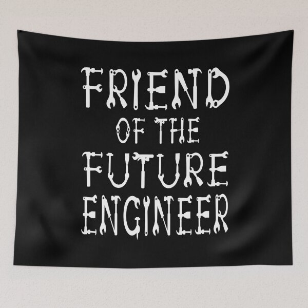 Item preview, Friend Of The Future Engineer Kids Mechanic Birthday Party graphic designed and sold by Grabitees.