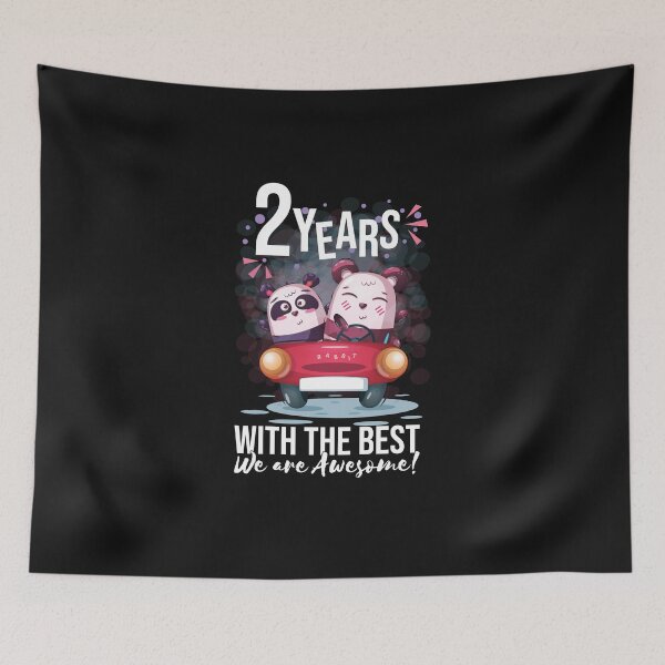 Item preview, 2 years with the best! we are awesome designed and sold by Cutebutfunny.