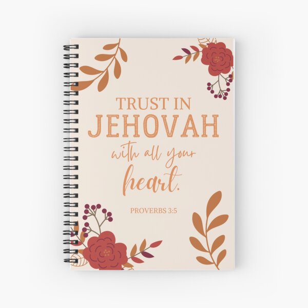 Item preview, Trust in Jehovah with All your Heart - Proverbs 3:5 designed and sold by Endenberry Designs.
