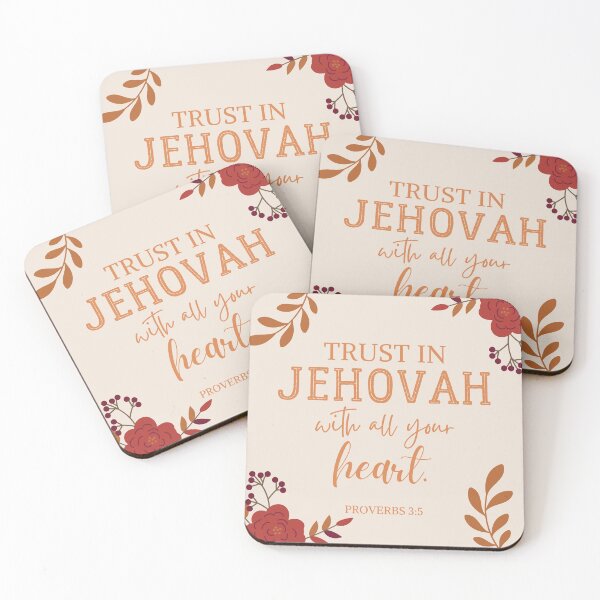 Item preview, Trust in Jehovah with All your Heart - Proverbs 3:5 designed and sold by Endenberry Designs.