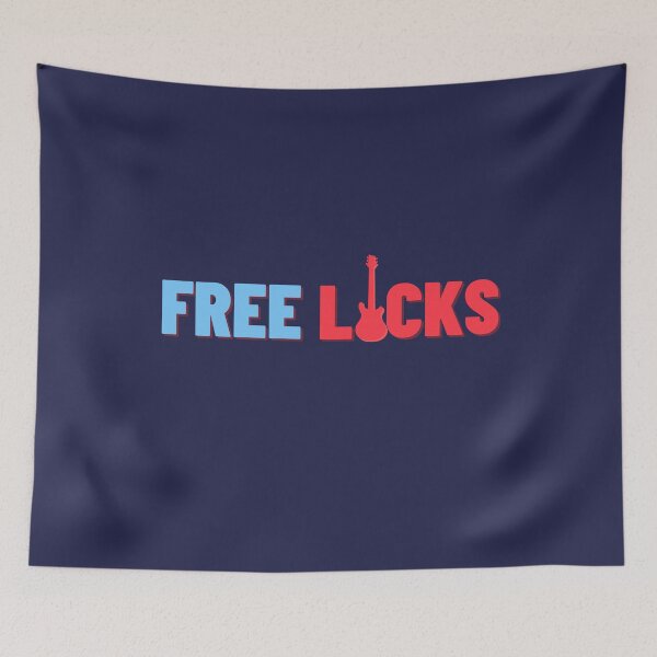 Item preview, Free Licks Funny Guitar Design designed and sold by Ornicar.