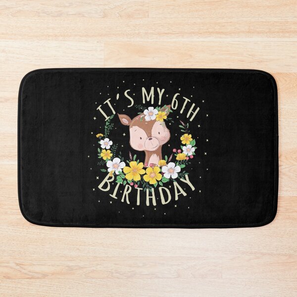 Item preview, It's My 6th Birthday Princess Girl 6 Years Old Deer Lover design designed and sold by Grabitees.