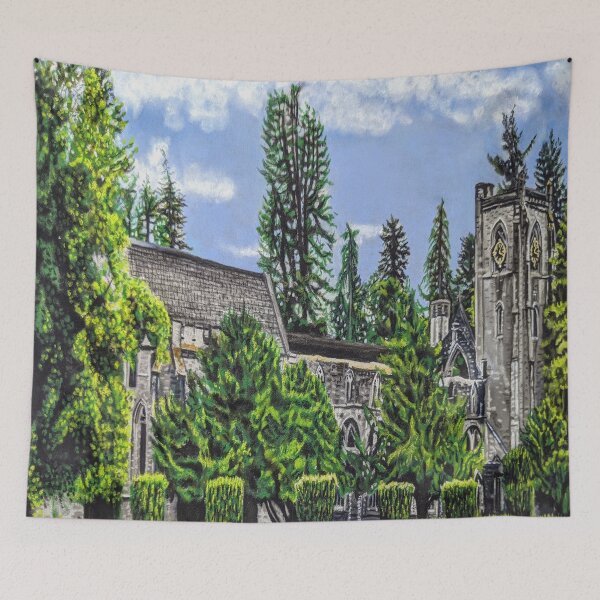 Item preview, The historic Dunkeld Cathedral designed and sold by IslesArt.