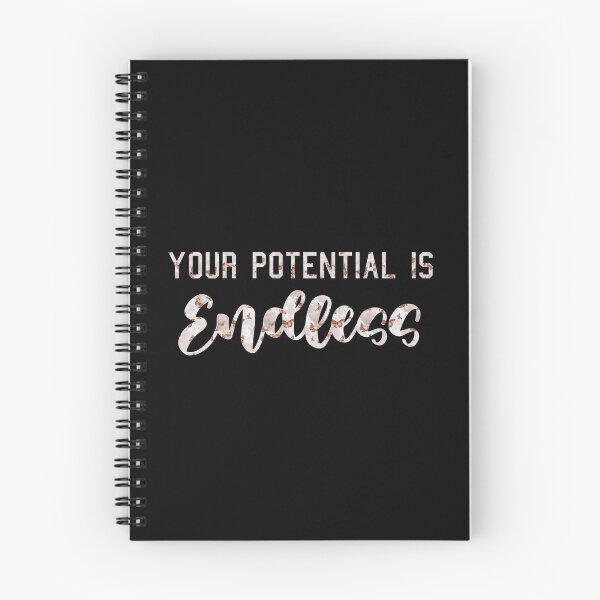 Item preview, Your Potential Is Endless Typography Quote designed and sold by crizzycreates.