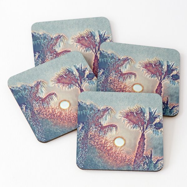 Item preview, Sun Between Palm Trees  designed and sold by pinkyjainpan.