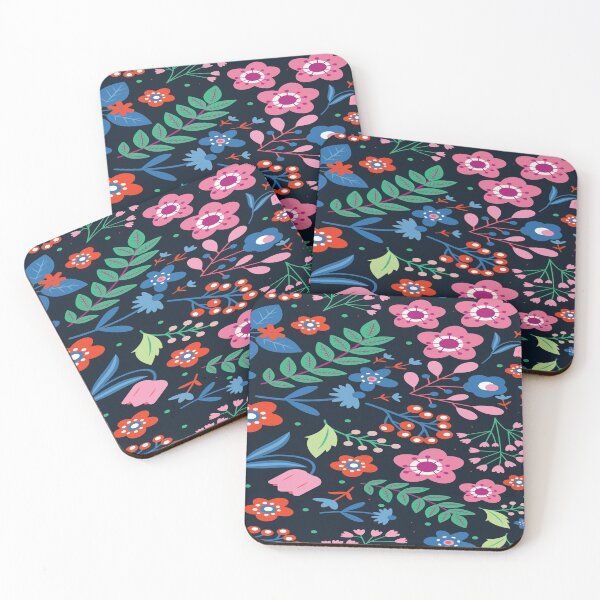 Item preview, pastel floral folk art designed and sold by virilamissa.