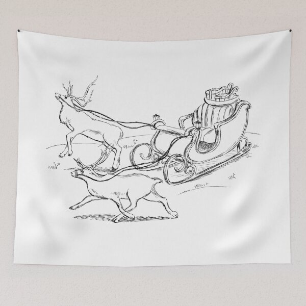 Item preview, Santa's Carriage designed and sold by RachelsFineLine.